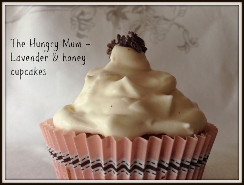 The Hungry Mum - Lavender & honey cupcakes 1