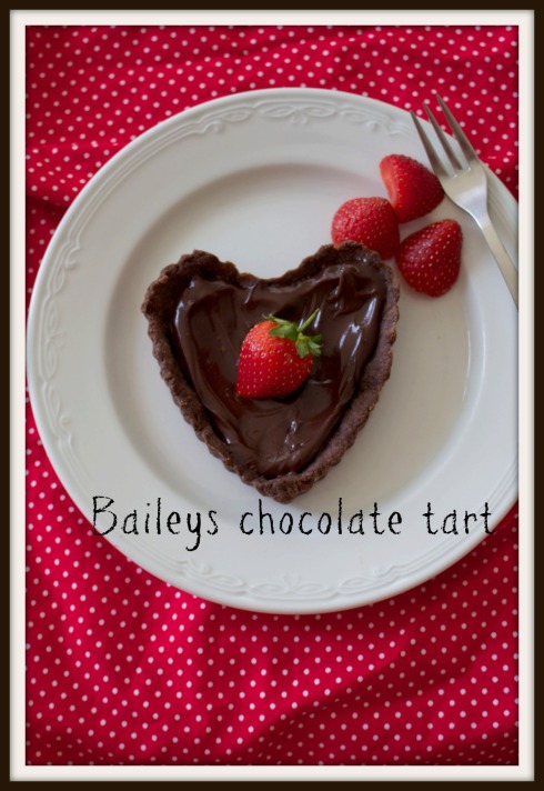 Baileys chocolate tart