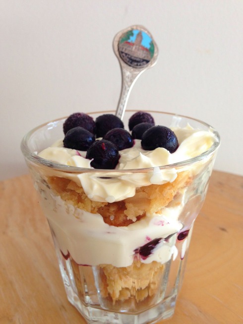 blueberry cheesecake cups. The Hungry Mum