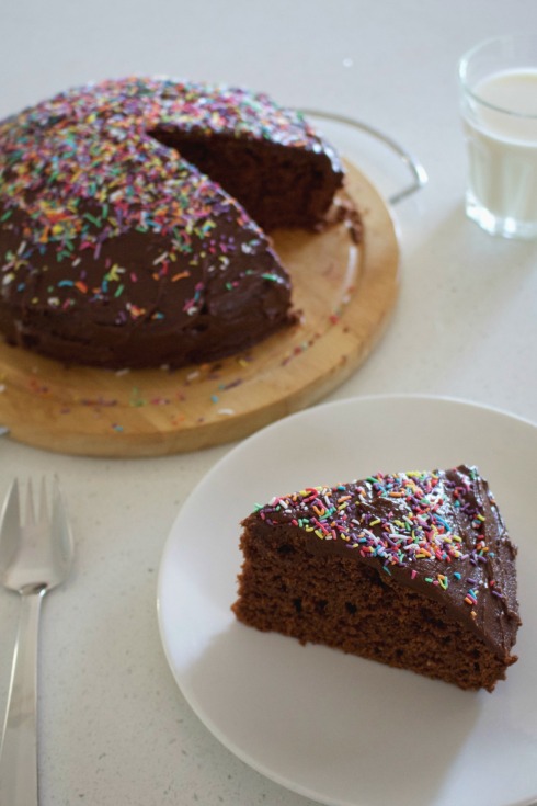 Egg-free chocolate cake - an easy baking recipe with no eggs